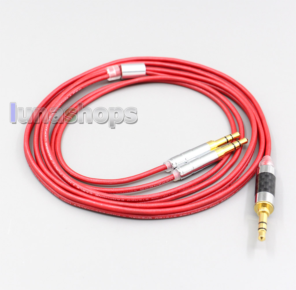 2.5mm 4.4mm XLR 3.5mm 99% Pure PCOCC Earphone Cable For Beyerdynamic T1 T5P Ⅱ AMIRON HOME 3.5mm Pin