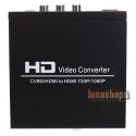 AV+HDMI to HDMI Coaxial HDV-8A Box for PS2 PS3 PSP WII XBOX360
