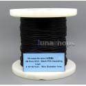 16 cores litz wire 6N Pure OCC Black PVC Insulating Layer 0.15*16/1mm Wire Diameter:1mm