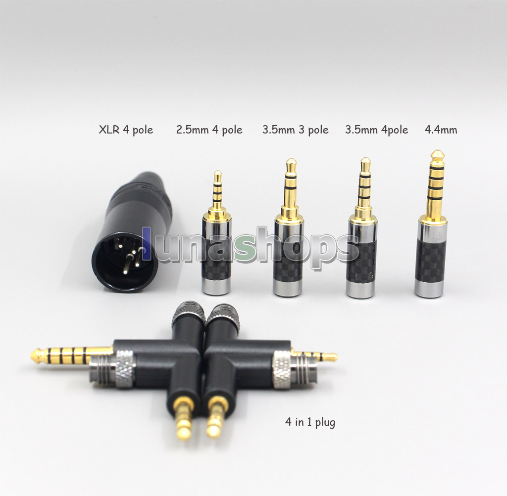16 Core OCC Silver Plated Headphone Cable For Beyerdynamic T1 T5P II AMIRON HOME Denon AH-D600 AH-D7100
