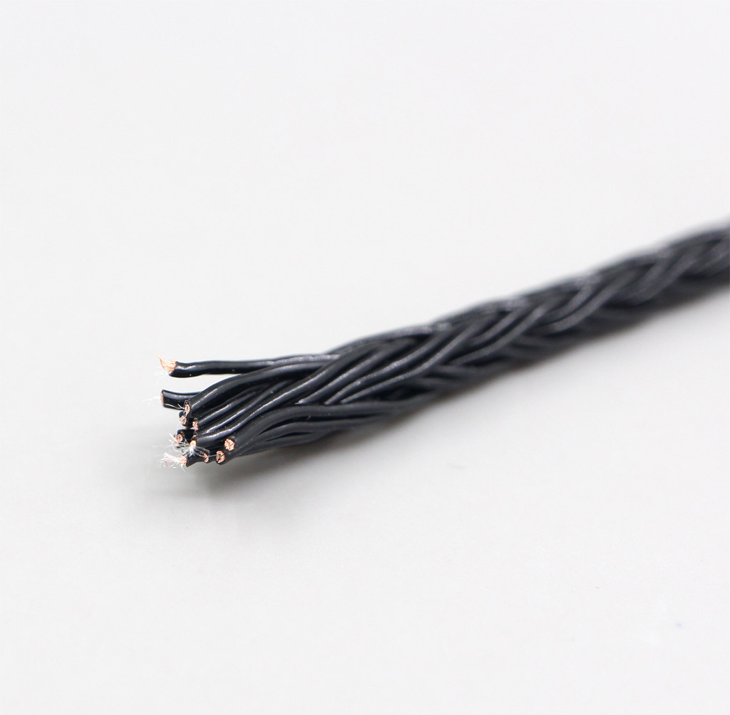 5m 16 Core OCC Silver Plated Semi-finished Earphone headphone Bulk Wire Cable For DIY Repair Custom