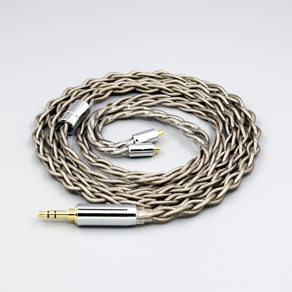 99% Pure Silver + Graphene Silver Plated Shield Earphone Cable For Acoustune HS 1695Ti 1655CU 1695Ti 1670SS