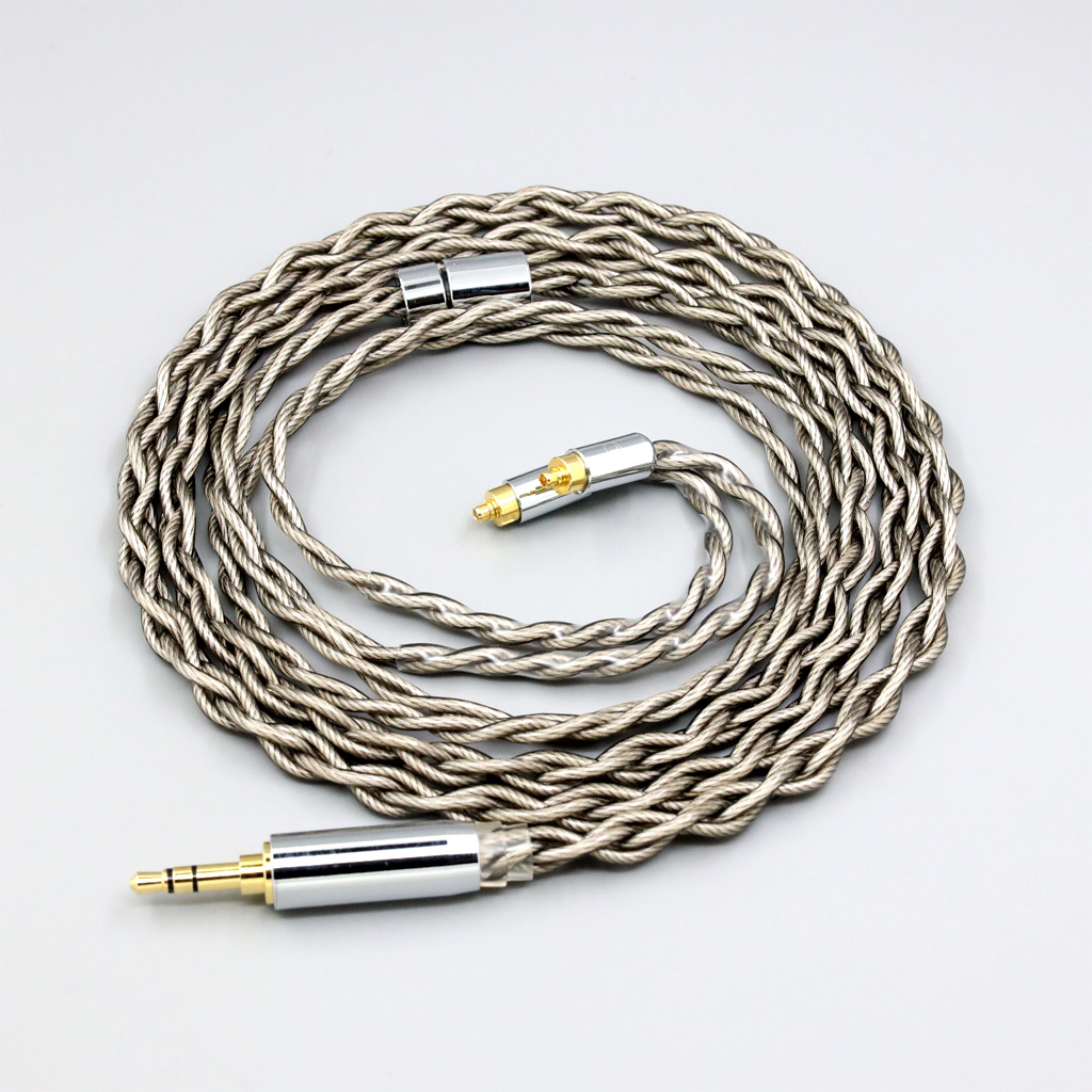 99% Pure Silver + Graphene Silver Plated Shield Earphone Cable For Dunu dn-2002 4 core 1.8mm