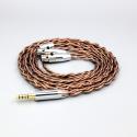 99% 24k Gold 7n Pure Silver Graphene Shield Earphone Cable  For Audeze LCD-3 LCD-2 LCD-X LCD-XC LCD-4z LCD-MX4