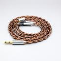 99% 24k Gold 7n Pure Silver Graphene Shield Earphone Cable For Abyss Diana v2 phi TC X1226lite 1:1 headphone pin