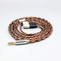 99% 24k Gold 7n Pure Silver Graphene Shield Earphone Cable For Mr Speakers Alpha Dog Ether C Flow Mad Dog AEON