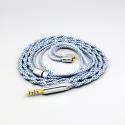 99% Pure Silver Mix Graphene OCC Shielding Earphone Cable For UE Live UE6Pro Lighting SUPERBAX IPX