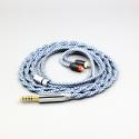 99% Pure Silver Mix Graphene OCC Shielding Earphone Cable For Sony IER-M7 IER-M9 IER-Z1R