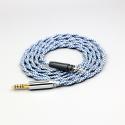 99% Pure Silver Mix Graphene OCC Shielding Earphone Cable For Shure SRH440A SRH840A Headphone