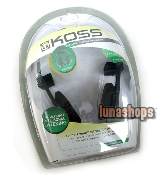 Genuine Koss Porta Pro PP Folding  Stereo Headphones ×1 　